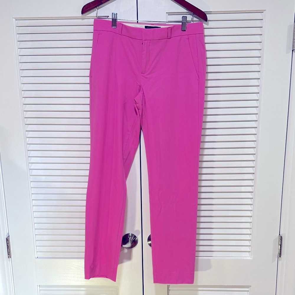 NWT Banana Republic Avery Pink Merino Pants- 4L - Picture 2 of 15